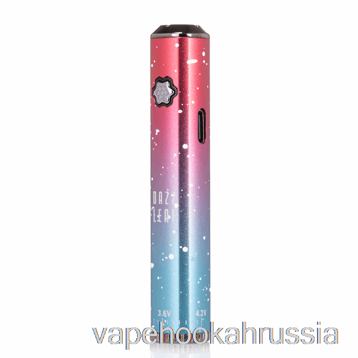 Vape Juice Dazzleaf Squarei Bottom Twist 510 Батарея Кораллово-розовый / Голубые брызги